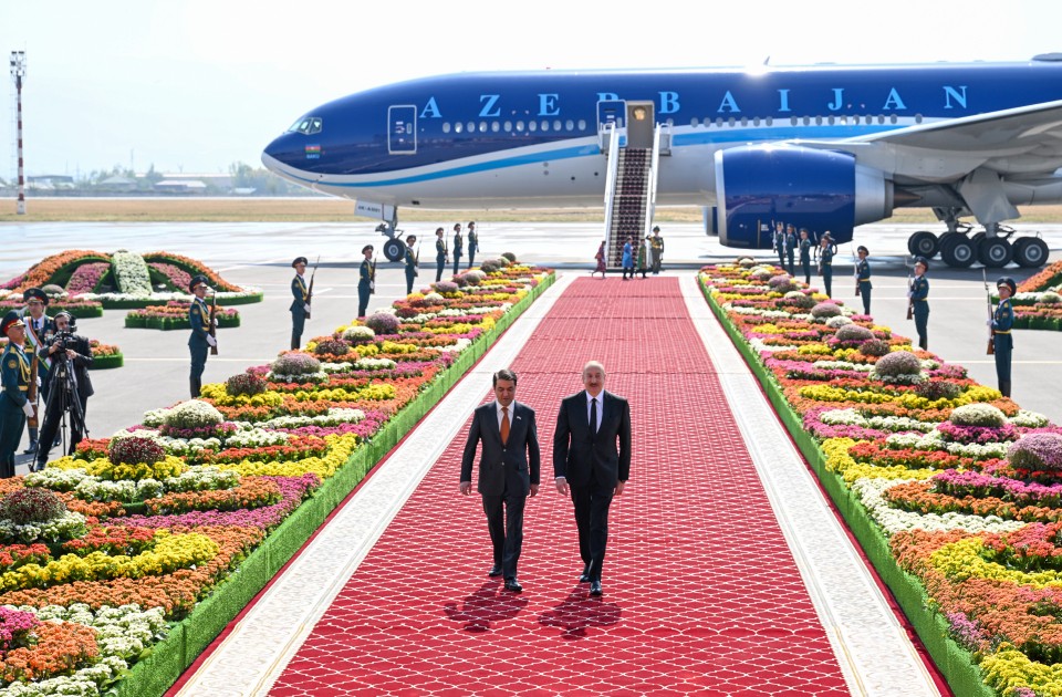 İlham Əliyev Tacikistanda -FOTOLAR